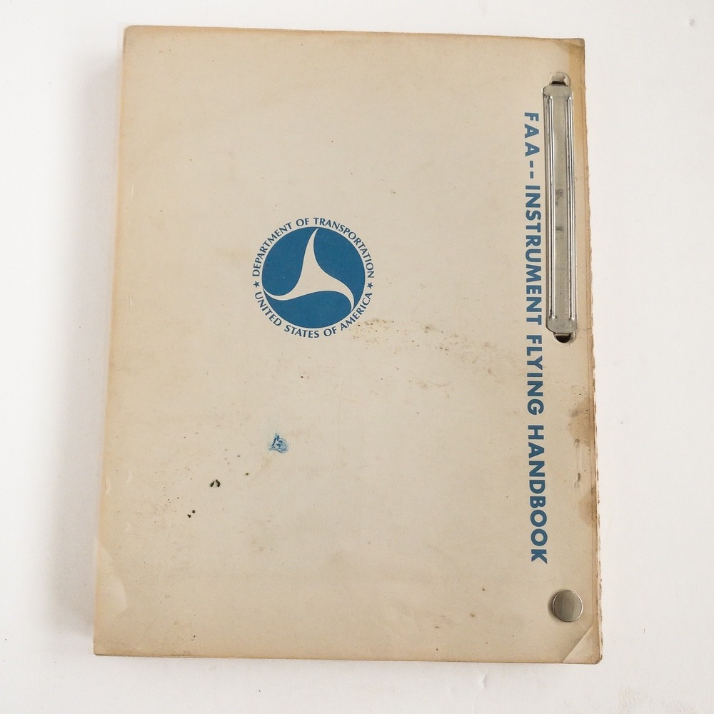 Vintage 1971 FAA Instrument Flying Handbook Aviation Training Manual Softcover B - Picture 2 of 4